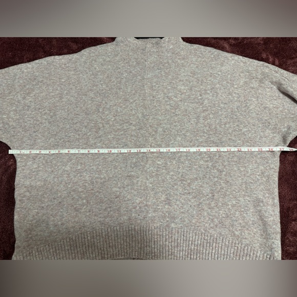 LOFT Mock Neck Dolman Sweater Blush Pink - Picture 6 of 7